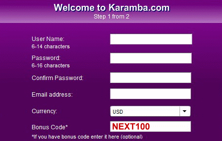 Kode bonus Karamba